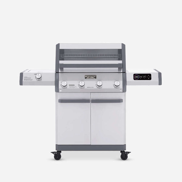 Model 405 | Chic Clearview® Smart Stainless Gas Grill with optional smoker box