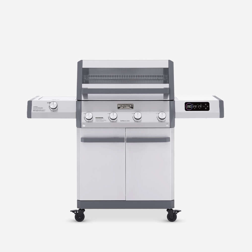 Model 405 | Chic Clearview® Smart Stainless Gas Grill with optional smoker box