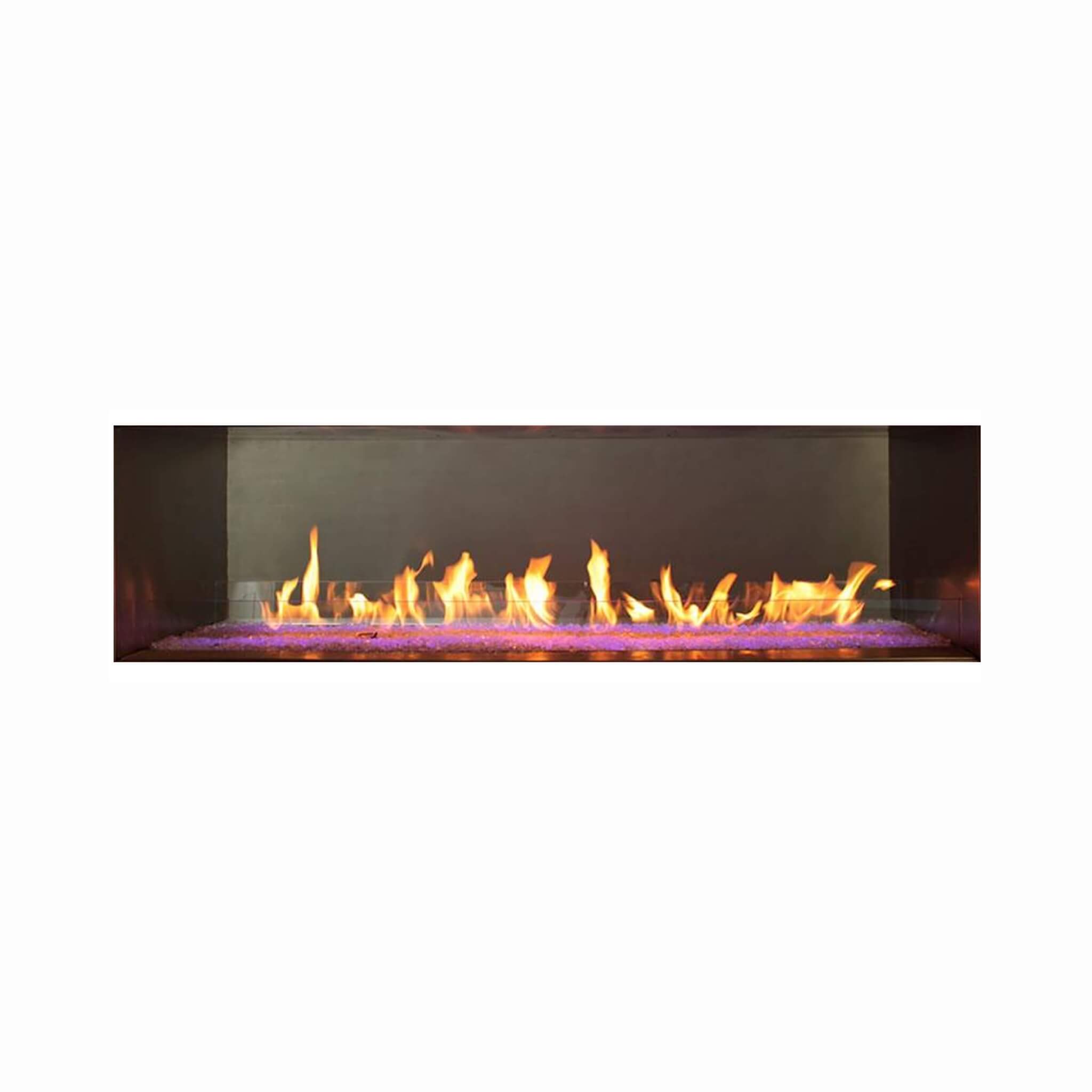 Empire Comfort Systems Carol Rose Coastal Natural Gas Outdoor Linear See Through Fireplace [OLL48/60SP12SN]