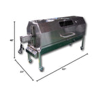 Extra-Large Stainless Steel Propane And Charcoal BBQ Rotisserie (SAK14873)