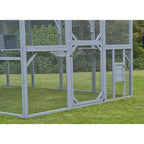 Extra Large Outdoor Cat Kitten Playpen House With Platforms, And Waterproof Cover
