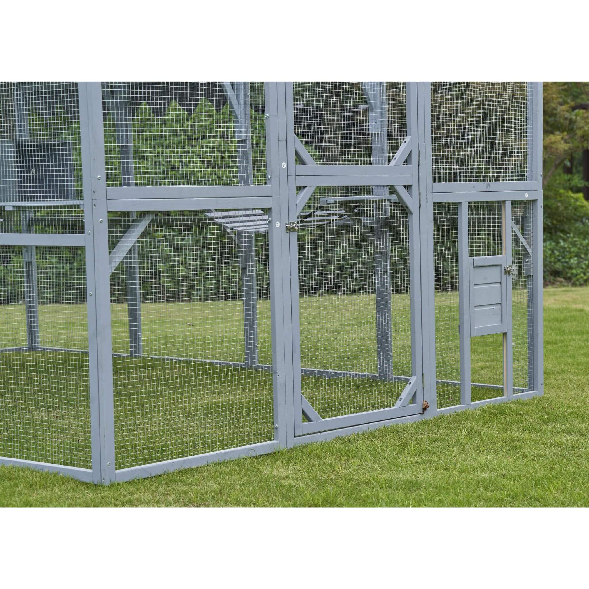 Extra Large Outdoor Cat Kitten Playpen House With Platforms, And Waterproof Cover