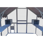 Extra Large Outdoor Cat Kitten Playpen House With Platforms, And Waterproof Cover