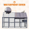 Extra Large Outdoor Cat Kitten Playpen House With Platforms, And Waterproof Cover