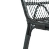 Outdoor Wicker Dining Chairs With Washable Cushions (Set of 2)