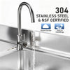 Outdoor Utility Sink With Workbench & Storage Shelf