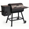 King Chii 456 Sq. In. Wood Pellet Grill and Smoker BBQ with PID Auto Temperature Control in Bronze