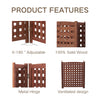 3 Panel Outdoor Air Conditioner Fence Screen