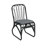 Outdoor Wicker Dining Chairs With Washable Cushions (Set of 2)