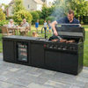 Deluxe Stainless Steel 6-Burner Outdoor Kitchen Grill
