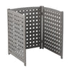 3 Panel Outdoor Air Conditioner Fence Screen