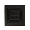 Outdoor Square Wood Burning Fire Pit - Dark Gray