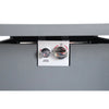 Outdoor Fire Pit Table With Lid - Gray