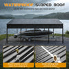 20'x20' Galvanized Steel Carport Canopy