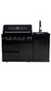 62.6 Inch 6-Burner Deluxe Stainless Steel Propane Gas Outdoor Kitchen Barbecue Island Grill
