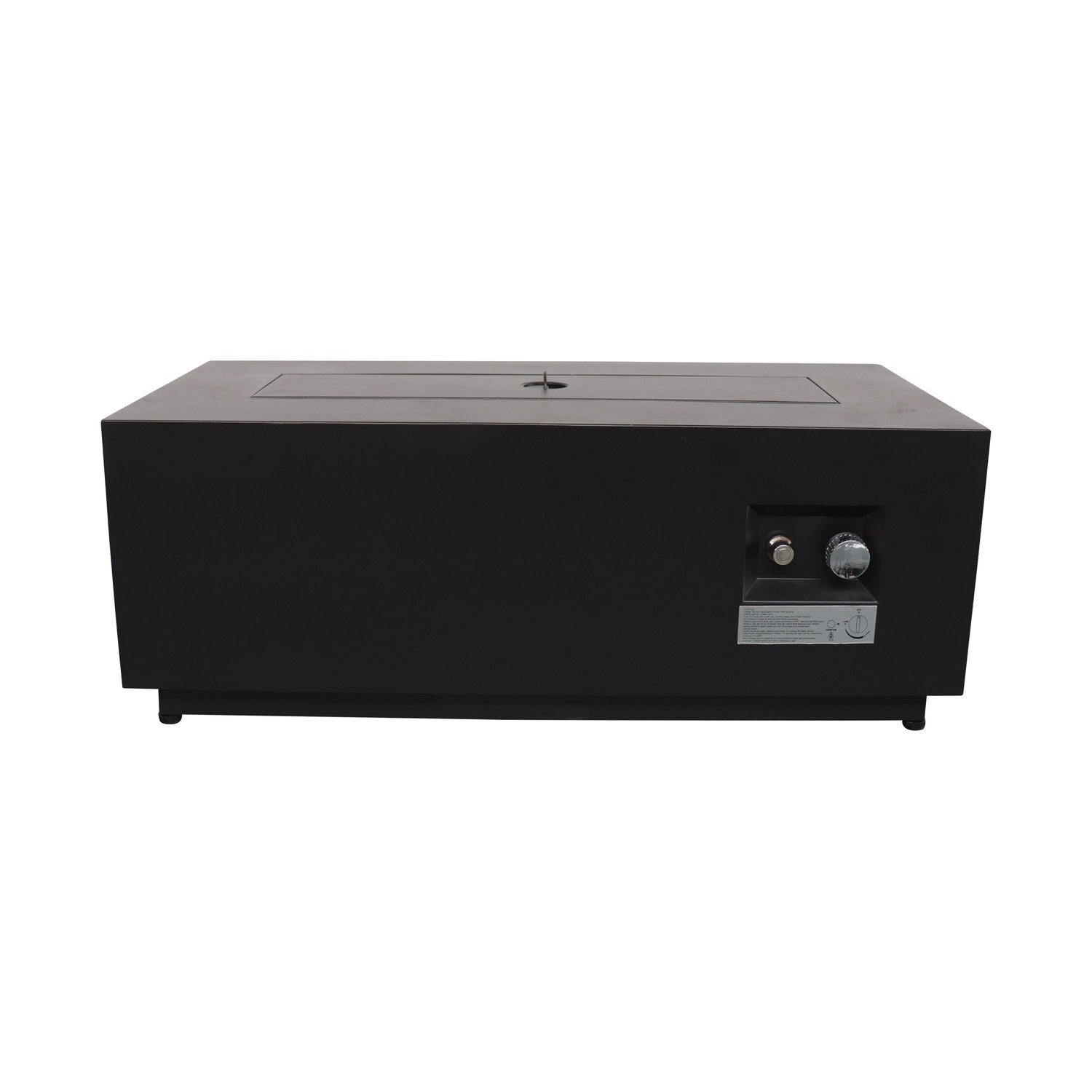 Outdoor Fire Pit Table With Lid, Fuel Versatility