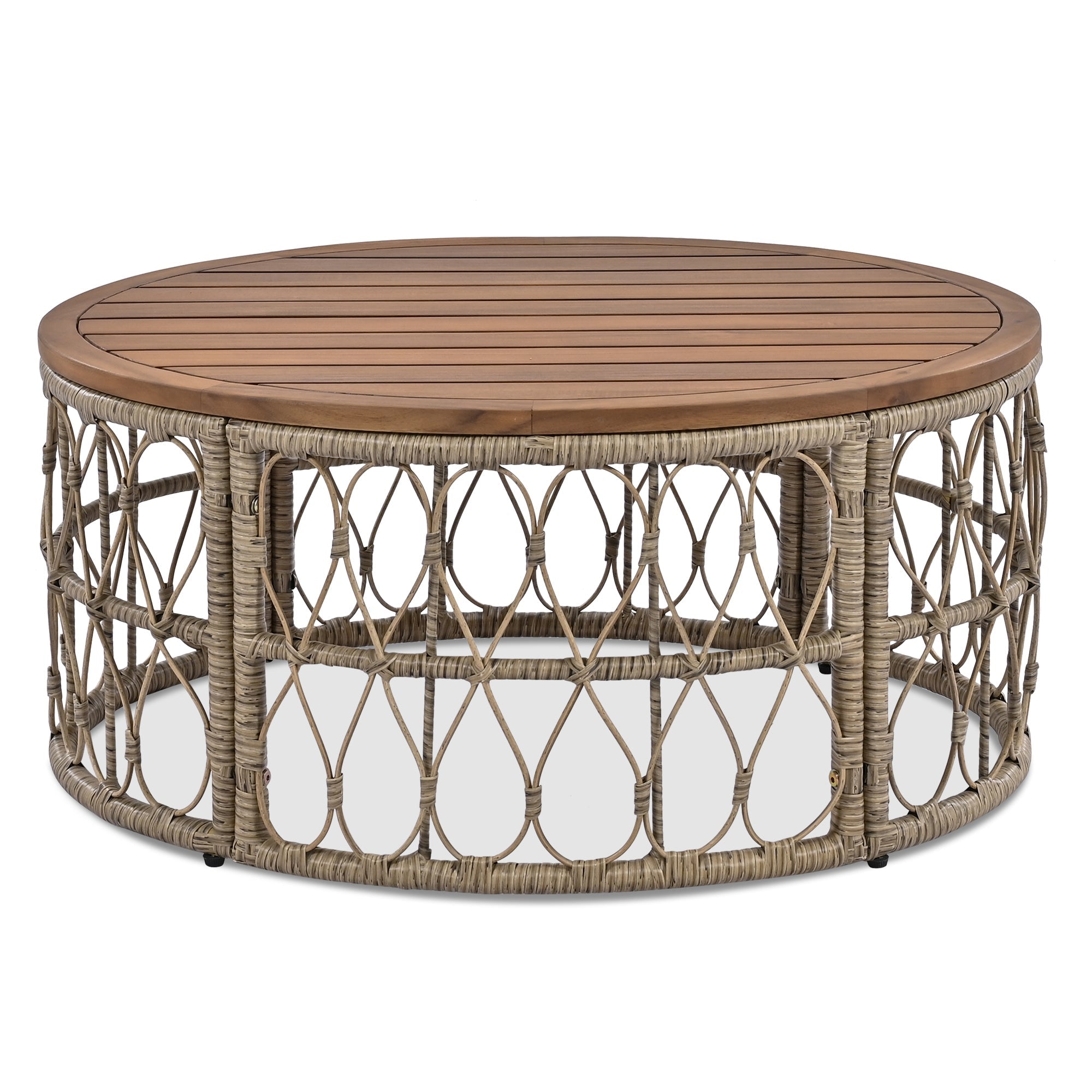 Bohemia-Inspired 4-Person Outdoor Seating Group With Removable Cushions