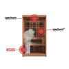 Infrared & Steam Sauna Combo | Cedar | 2-Person | Trinity Series