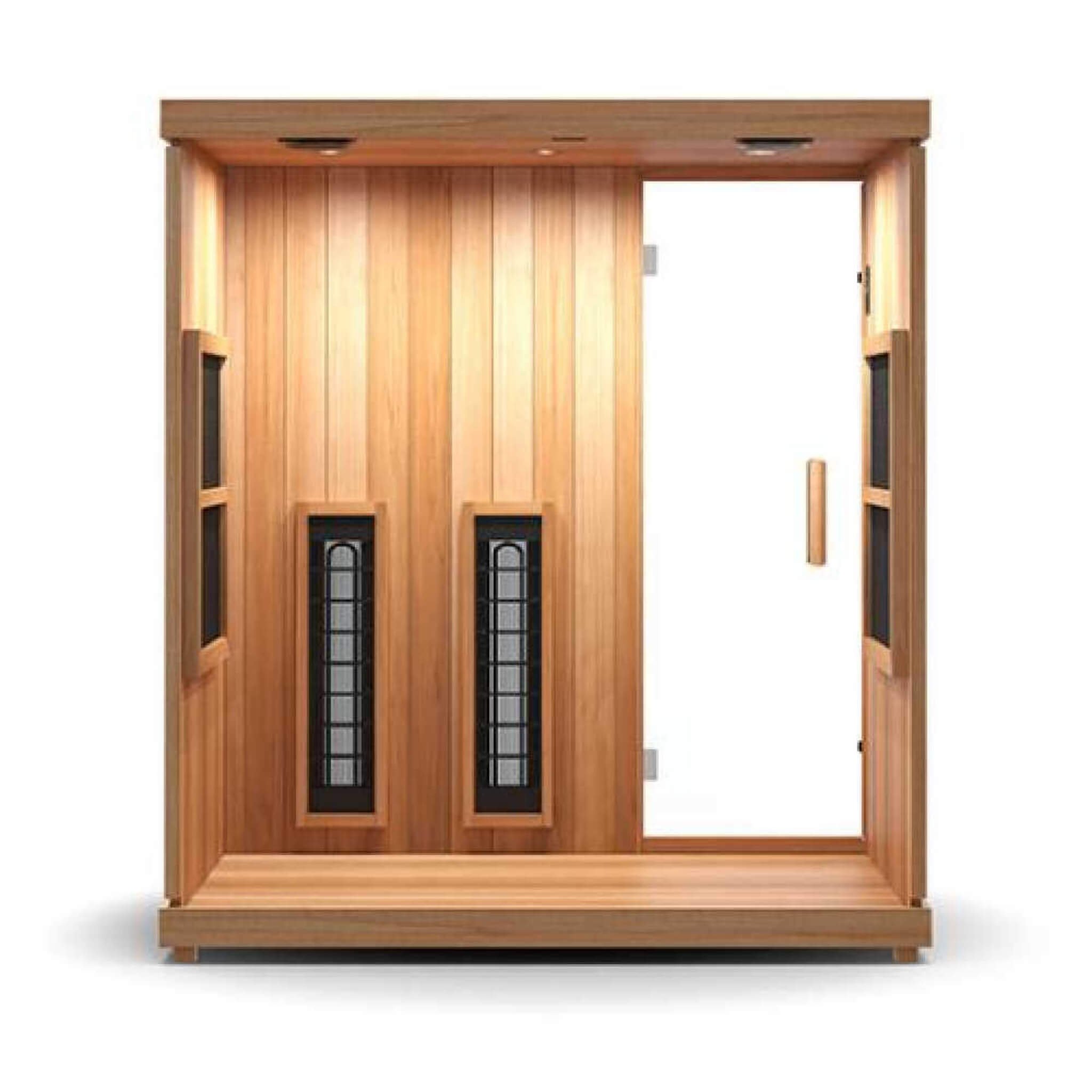 Full Spectrum 4-Person Trinity Series Home Infrared Sauna With Adjustable Sauna Feet [FD-KN003]