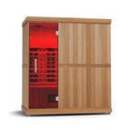 Full Spectrum 4-Person Trinity Series Home Infrared Sauna With Adjustable Sauna Feet [FD-KN003]