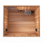 Trinity XL 4-Person Home Infrared & Steam Sauna Combo [FD-KN005]