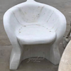 Abstract Modern Marble Face Bench