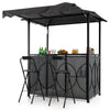 Bar Gazebo with Awning 3-Piece Outdoor Bar Canopy