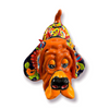 Dog Statue | Colorful Hand-Painted Pottery Hound from Mexico