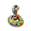 Snake Statue | Multicolor Handmade Mexican Rattlesnake
