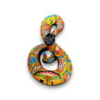 Snake Statue | Multicolor Handmade Mexican Rattlesnake