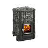 Legend 150 BK 16kW Wood Burning Sauna Stove Package [LGND-PKG-BK-WH]
