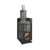 Legend 150 BK 16kW Wood Burning Sauna Stove Package [LGND-PKG-BK-WH]