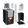 Pro 20 WH Wood Burning Sauna Stove Package 24kW [PRO20-PKG-SS/BK-WH]