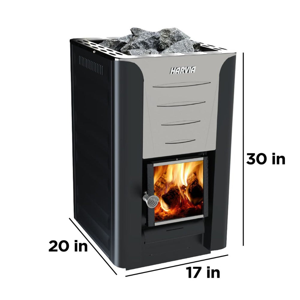 Pro 20 Premium Wood-Burning Sauna Heater Stove Package [PRO20-PKG]