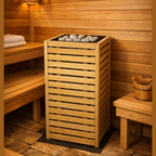 Alder Wood Exterior Sauna Heater With UKU Local Controller And Stones [CORE ALDER]
