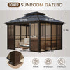 Edge Heavy-Duty Aluminum Frame Outdoor Backyard Solarium