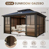 Edge Heavy-Duty Aluminum Frame Outdoor Backyard Solarium