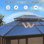 Edge Heavy-Duty Aluminum Frame Outdoor Backyard Solarium