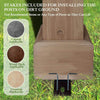 Heavy-Duty Premium Wooden Grill Gazebo with Sloped Metal Roof