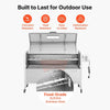 Heavy-Duty Spit Roaster / Smoker Rotisserie BBQ Grill