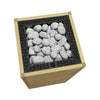 Alder Wood Exterior Sauna Heater With UKU Local Controller And Stones [CORE ALDER]