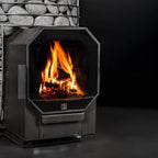 Flow Mini 8.5KW Wood-Burning Sauna Stove With Ash Drawer & Sauna Stones [H1017012]