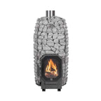 Flow Mini 8.5KW Wood-Burning Sauna Stove With Ash Drawer & Sauna Stones [H1017012]