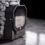 Flow Mini 8.5KW Wood-Burning Sauna Stove With Ash Drawer & Sauna Stones [H1017012]