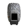 Heat LS 12KW Sauna Stove with Firebox Extension & Sauna Stones [H1012012]