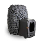 Wood LS 17KW Sauna Stove With Firebox Extension & Sauna Stones [H1010012]