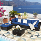 6 Pieces Outdoor Patio Set - Rattan