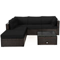 6 Pieces Outdoor Patio Set - Rattan