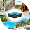 6 Piece Patio Furniture Sofa Set with Cushions