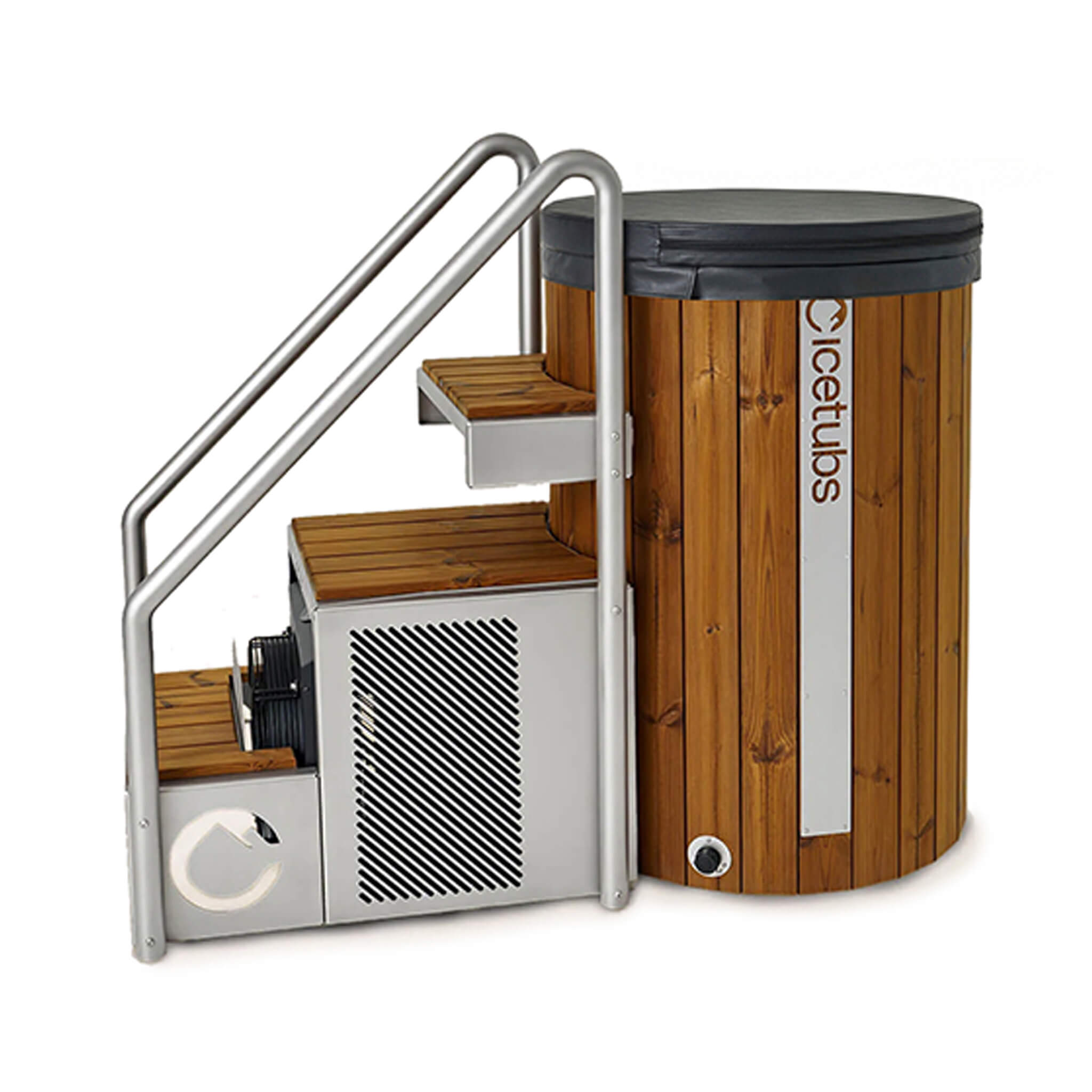 Icetubs IceBarrel Thermowood And Fiberglass Cold Plunge Immersion Tub